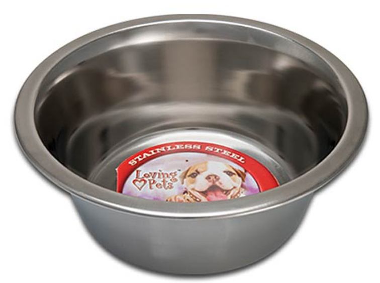 Loving Pets Stainless Steel Bowl XLG 3qt.