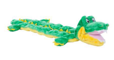 Outward Hound Squeaker Matz Plush Long Body Gator Toy