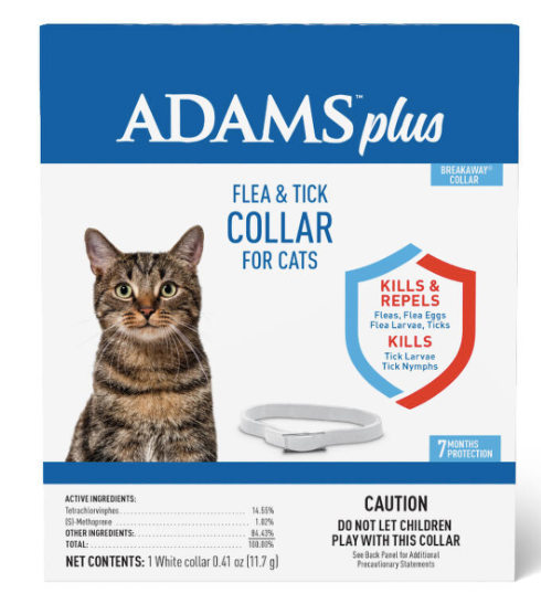 Adams Flea & Tick Breakaway Collar for Cats/Kittens