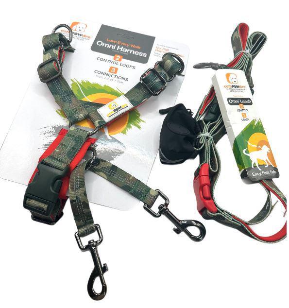 ComPAWdre Omni Harness Camo/Red LG