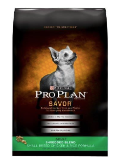 Pro Plan Shredded Blend Chicken & Rice Small Breed Dog 6lb