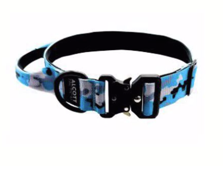 Alcott Small Tactical Collar Blue Camo