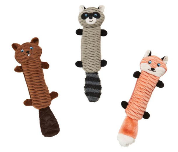 Ethical Pet SPOT Assorted Animal Skinneeez Stretch & Squeak Dog Toy 13“