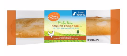 Canine Natural 4" Chicken Roll