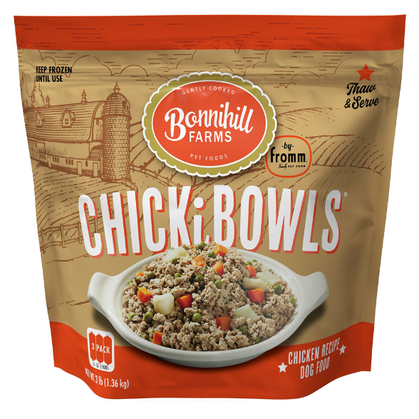 Fromm Frozen Bonnihill Chickibowls Chicken 3#