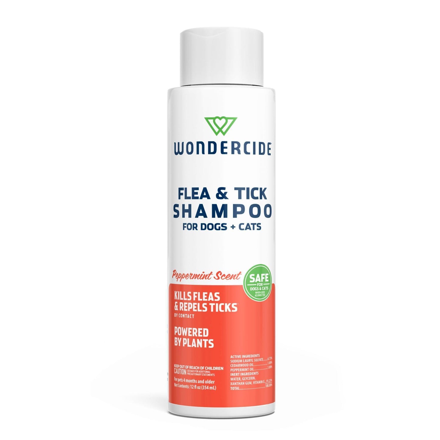 Wondercide 12oz. Dog/Cat Peppermint Flea/Tick Shampoo