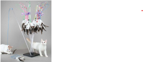 Vee Purrfect Feather Cat Toy