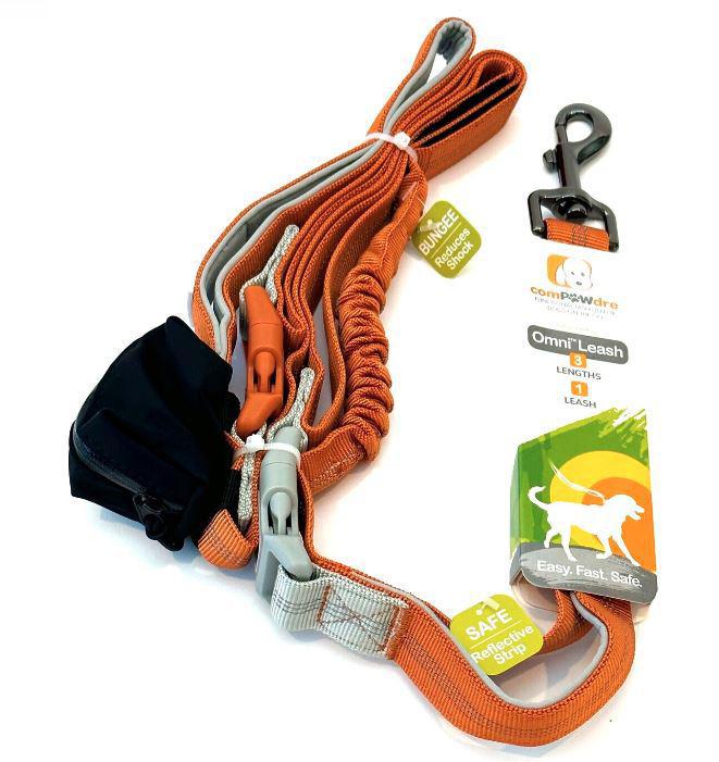 ComPAWdre Omni Leash Orange