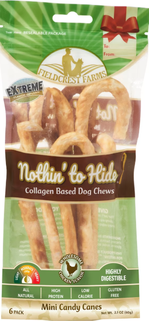 Nothin to Hide Collagen Candy Cane Mini Chicken