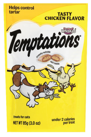 Whiskas Temptations Tasty Chicken 3z