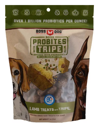 Boss Dog Tripe Probiotics Lamb 3z