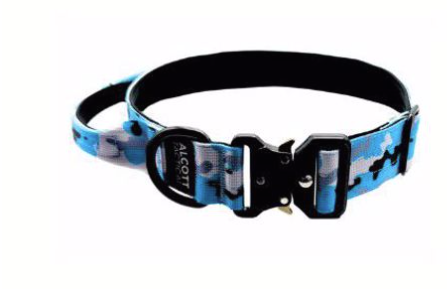 Alcott Solid Tactical Collar Blue Camo XL