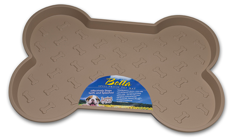 Loving Pets Spill Mat Tan LG