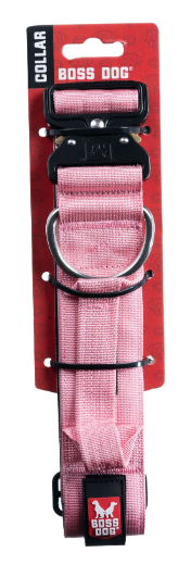 Boss Dog Collar 2" X-Large Pink (20"-28")