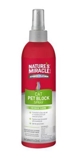 Nature's Miracle Pet Block Spray 8z Cat