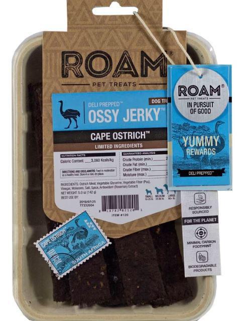 Roam Ostrich Jerky 5oz