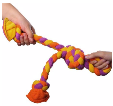 Tall Tails GOAT Braided Fleece Tug 15"