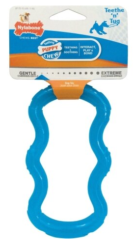 Nylabone Puppy Chew Tug Blue