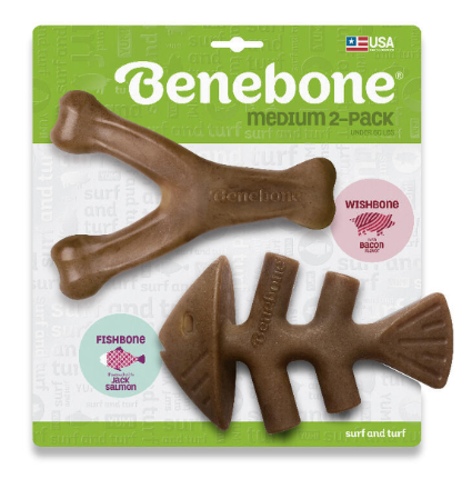 Benebone Fishbone MD 2pk