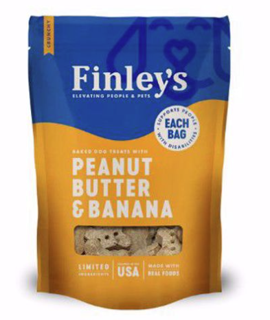 NS Finley Peanut Butter Banana Crunchy Biscuits 6oz