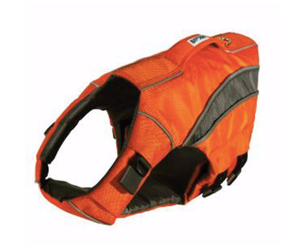 BayDog Blaze Orange Monterey Bay Life Jacket MD