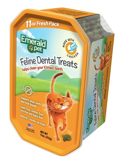 Emerald Pet Cat Dental Treats Chicken 11oz