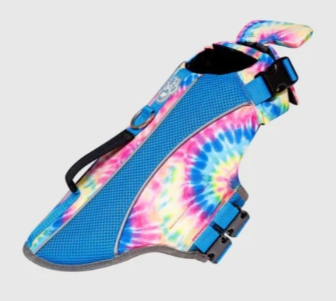 Canada Pooch Wave Rider Life Vest - Tie Dye XS