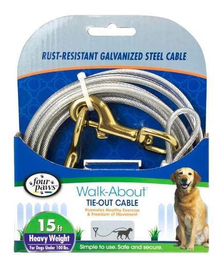 Four Paws 15' Heavy Weight Cable 100#