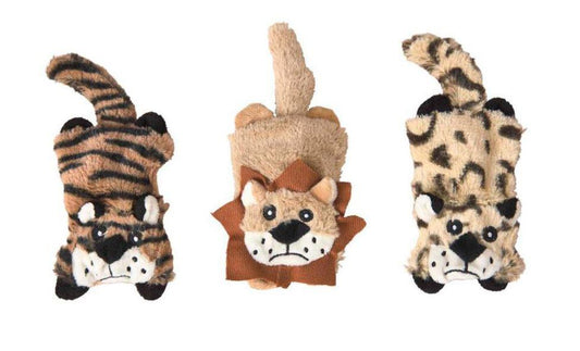 Spot Lil Spots Flat Cats Dog Toy w/ Squeaker 3ct