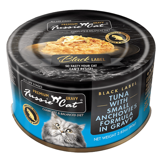 Fussie Cat Gravy Tuna w/ Small Anchovies 2.8z