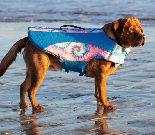 Canada Pooch Wave Rider Life Vest - Tie Dye XLG