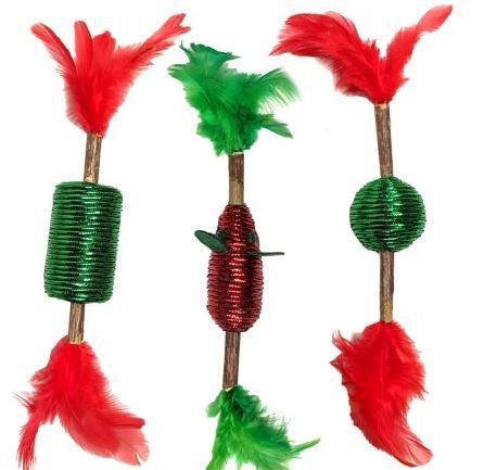 Spot Holiday Silver Vine Cord/Stick 10"