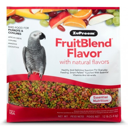 ZuPreem FruitBlend Flavors Parrots/Conures 12#