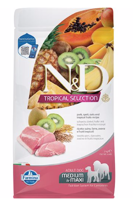 N&D Tropical Pork Med 4.4#