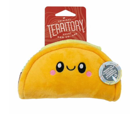 Territory Taco Plushie w/ Squeaker 6"