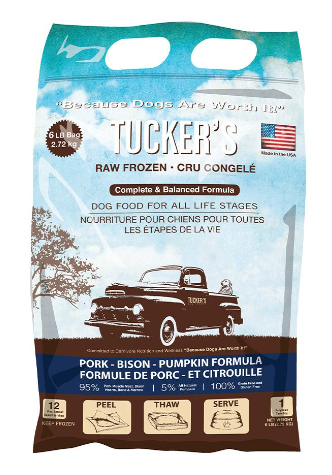 Tuckers Frozen Pork / Bison / Pumpkin 6#