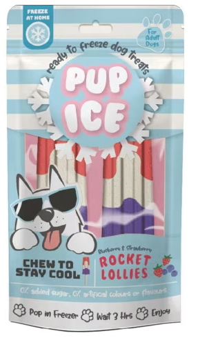 Pup Ice Rocket Lollies Berry