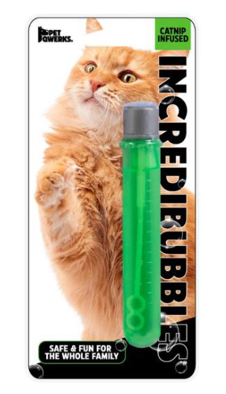 Pet Qwerks Incredibubbles Catnip