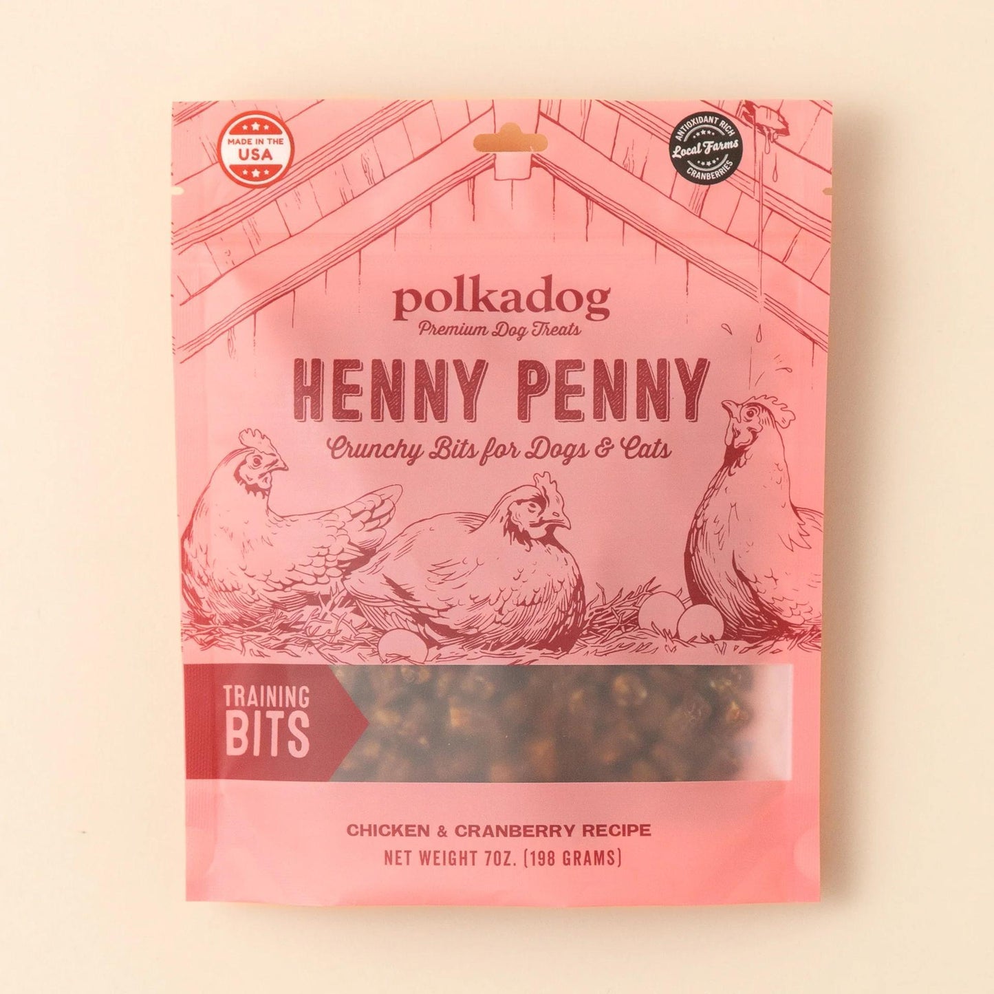 Polka Dog Bakery Henny Penny Bits 7oz