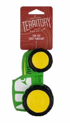 Territory Green Tractor w/ Squeaker 5.8"