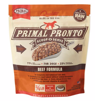 Primal Pronto Dog Beef Frozen 12oz