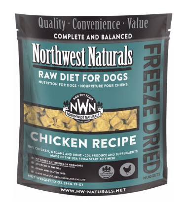 Northwest Freeze Dried Chicken Nuggets 12oz