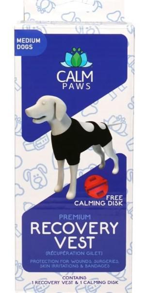 Calm Paws Calming Recovery Vest MD