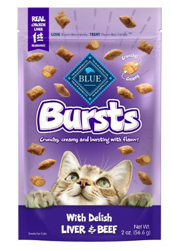 Blue Buffalo Buff Bursts Liver / Beef Cat Treat 2 oz