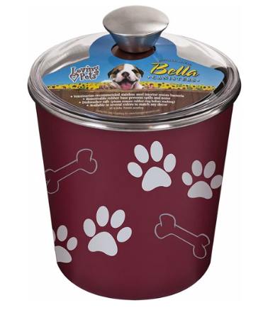 Loving Pets Merlot Bella Canister