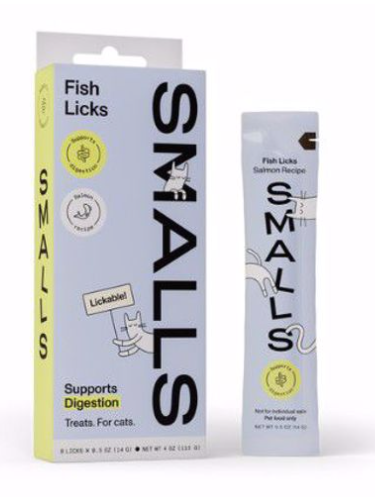 Smalls Salmon Fish Licks Wet Treat 0.5oz / 8ct