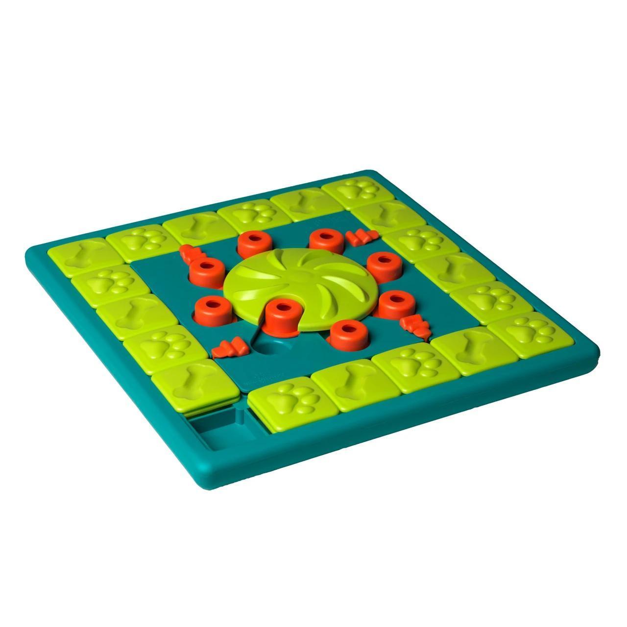 Outward Hound Multipuzzle Interactive Treat Puzzle Toy Blue