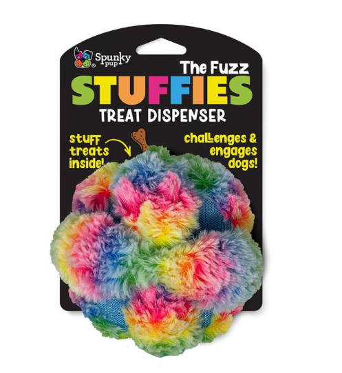 Spunky Pup Stuffies The Fuzz Treat