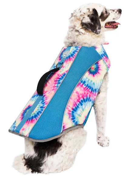 Canada Pooch Wave Rider Life Vest - Tie Dye XS