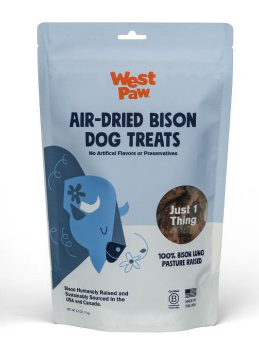 West Paw Bison Lung Air Dried 2.5oz